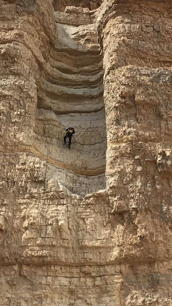 סנפלינג נחל תמרים: כיבוש הגבולות האנכיים של מדבר יהודה
