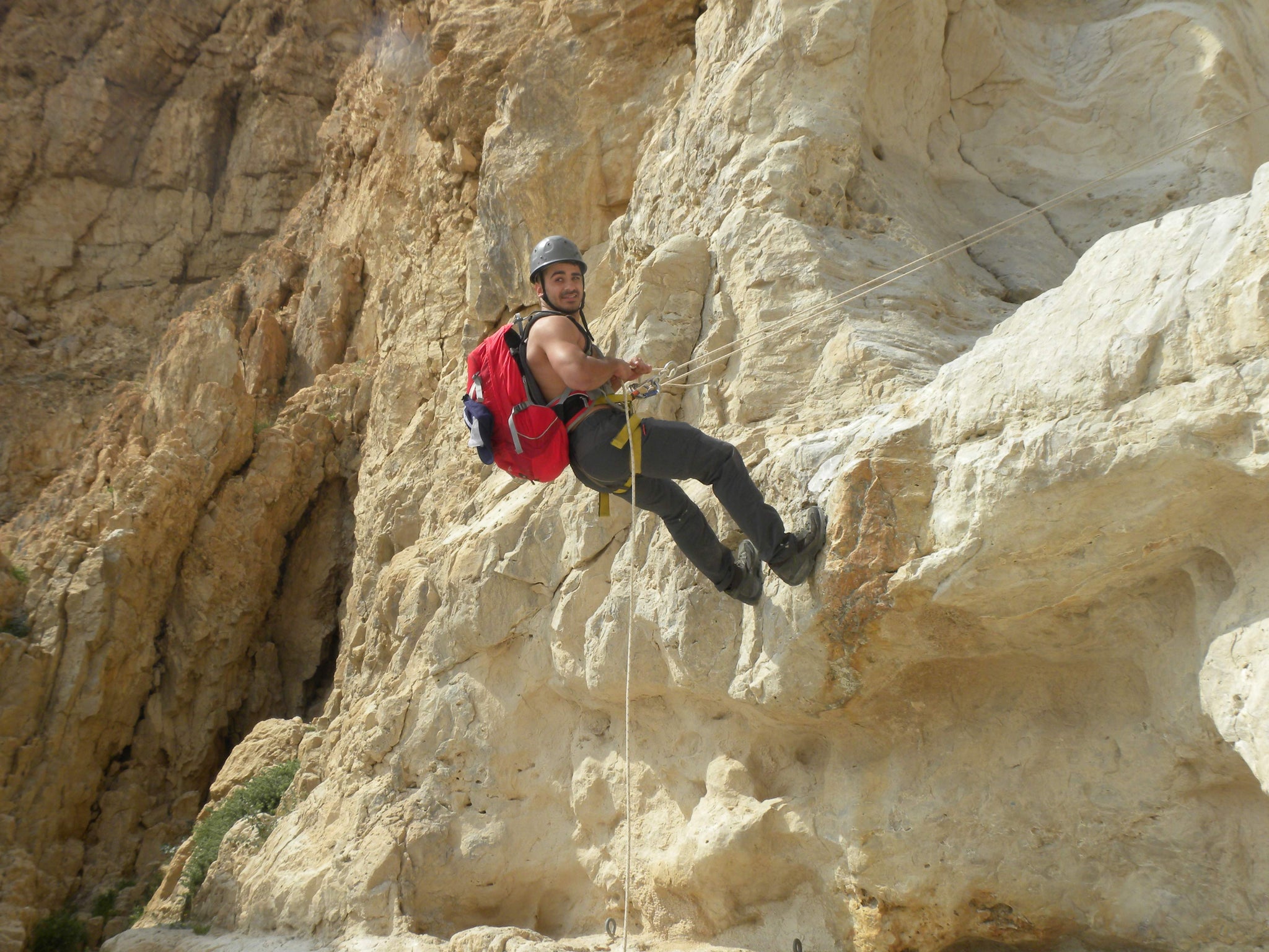 Rappelling Nahal Tamar: conquering the vertical limits of the Judean desert